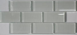 Glass Subway Tiles (2" X 4") Pure White No. 27 PW01